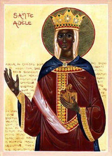 Sainte Adèle de Pfalzel, représentation ancienne