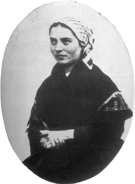 Sainte Bernadette Soubirous, représentation ancienne