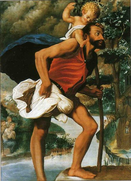 Saint Christophe, représentation ancienne