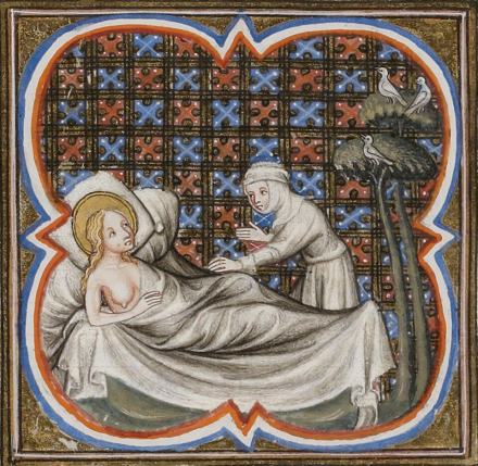 Sainte Élisabeth de Hongrie, représentation ancienne
