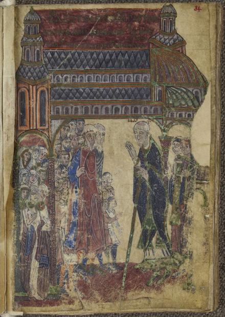 Saint Fulbert de Chartres, représentation ancienne