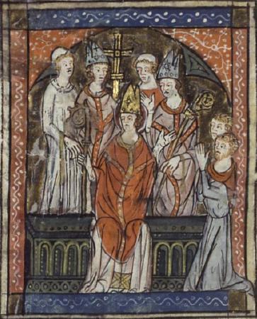 Saint Vaast d'Arras, représentation ancienne