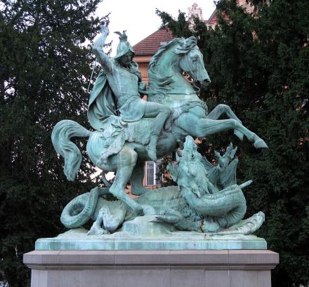 Saint Georges, représentation ancienne