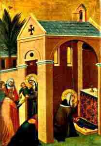 Sainte Léa de Rome, représentation ancienne
