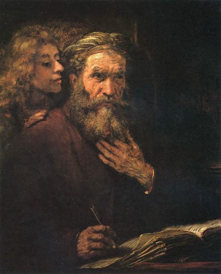Saint Matthieu, apôtre et évangéliste, représentation ancienne