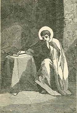 Saint Prosper d'Aquitaine, représentation ancienne