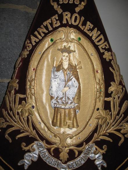 Sainte Rolande de Gerpinnes, représentation ancienne