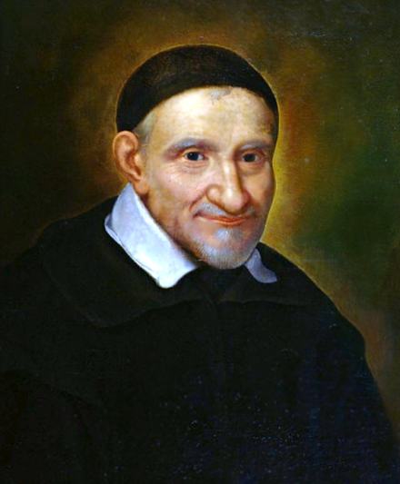 Saint Vincent de Paul, représentation ancienne